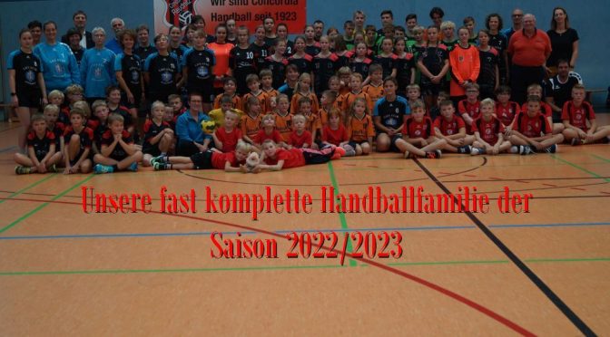 Wir sind Concordia-Handball seit 1923