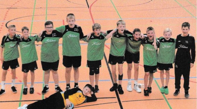 Turniersieg unserer männlichen D- Jugend in der Ulf- Merbold- Halle Greiz